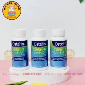 Viên Vitamin Ostelin bổ sung Vitamin D và Calcium (130 viên)