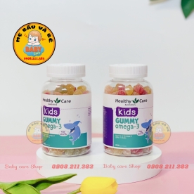 Kẹo Gummy Omega-3 Healthy Care 250 viên cho bé trên 2 tuổi