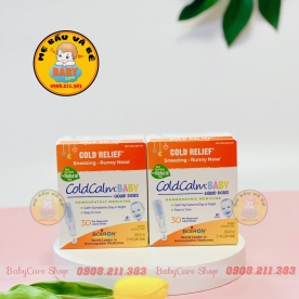 Muối uống Coldcalm Boiron của Mỹ cho trẻ từ 6 tháng tuổi