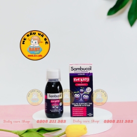Siro Sambucol Tăng Sức Đề Kháng Cho Bé Từ 1-12 Tuổi