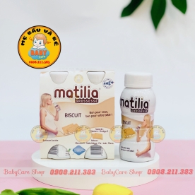 Sữa bầu matilia vị bích qui lốc 4 chai
