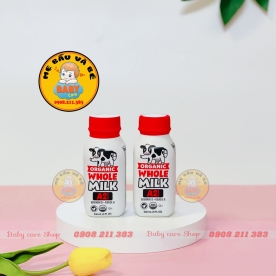 Sữa Tươi Nước A2 Organic Whole Milk Chai 240ml - 1 thùng 18 chai