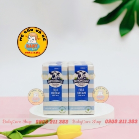 Sữa tươi nguyên kem Devondale Úc hộp 200ml- 1 thùng 24 hộp