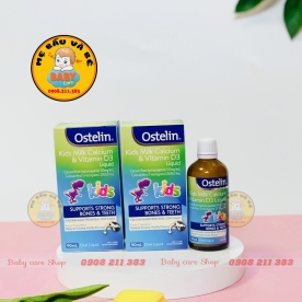 Canxi & Vitamin D3 dạng nước bổ sung cho bé từ 7 tháng trở lên