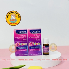 Ostelin Infant Vitamin D3 Drops cho trẻ từ sơ sinh đến  6m