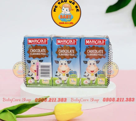 Sữa tươi tiệt trùng Marigold socola 200ml/1 thùng 24 hộp