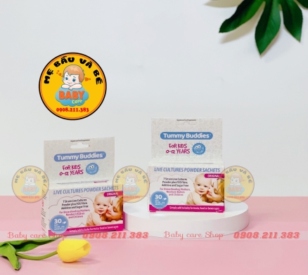 Men vi sinh Tummy Buddies cho bé từ sơ sinh
