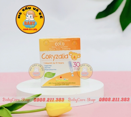 Muối Uống Vi Lượng đồng Căn Coryzalia Boiron cho bé từ sơ sinh