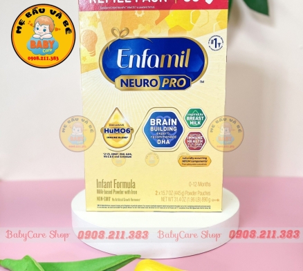 Sữa Enfamil NeuroPro Infant Formula 890g (0-12 tháng) 