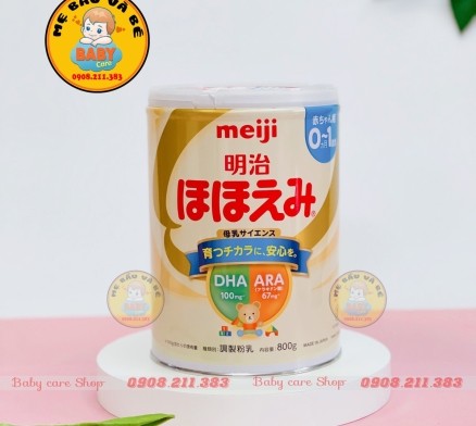 Sữa Meiji số 0 nội địa Nhật Bản lon 800g (0-1 tuổi)