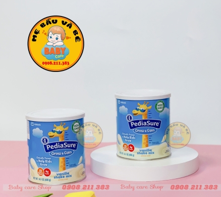 Sữa Pediasure Mỹ Grow & Gain vi vani 400g
